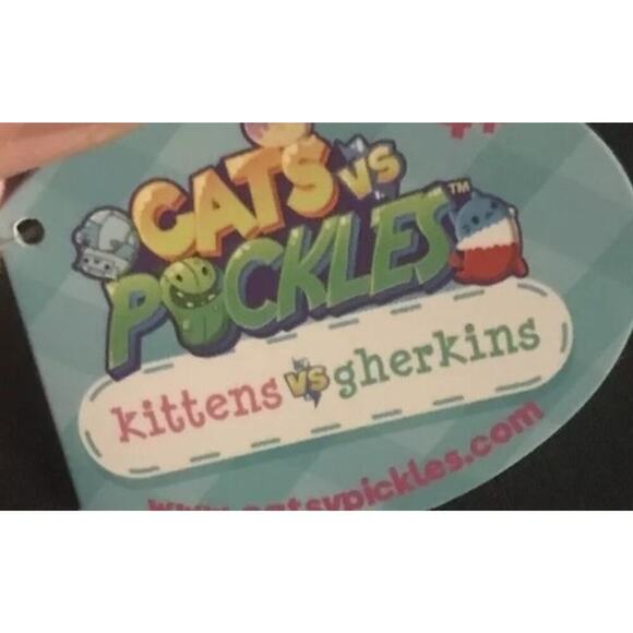 Cats Vs Pickles CvP Kittens Vs Gherkins KvG - Lil Stripes Cat NWT Excellent New - Picture 2 of 4